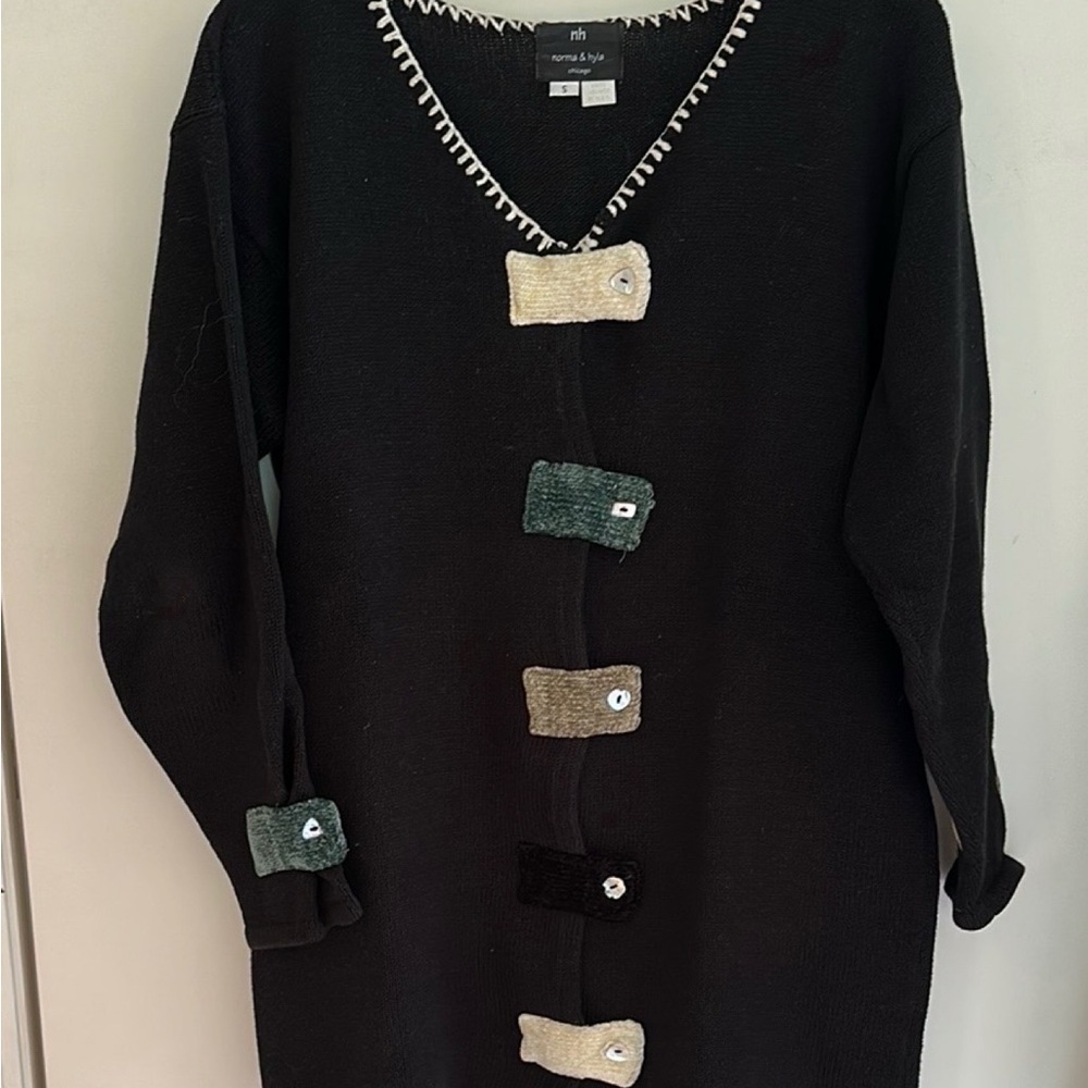 Norma & Hyla Women's Patchwork Sweater
